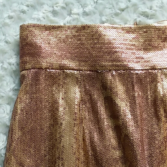 Antonio Melani sequined rose gold snakeskin skirt - Picture 6 of 9